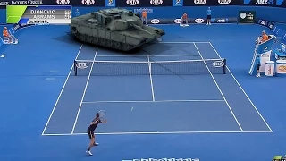 AUS OPEN 2015 - Djokovic v Abrams Semi-Final