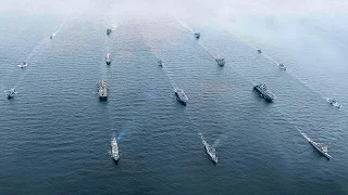 US, Korean Warships Sail Pacific Ocean in Massive Formation