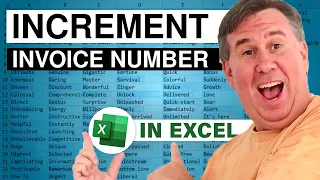 Excel - Increment Invoice # OCT13001 - Episode 1812