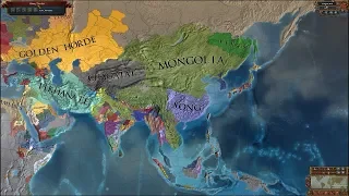 Europa Universalis 4 AI Timelapse - Extended Timeline Mod 1260-3076