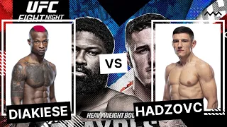 UFC Fight Night: Blaydes vs. Aspinall | Marc Diakiese vs. Damir Hadzovic | Fight Prediction