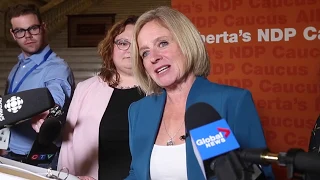 Rachel Notley responds to budget