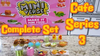 Miniverse Cafe Series 3 Complete Set!!