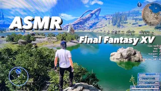 ASMR Let's Play Final Fantasy XV - Whispered Exploration + Controller Sounds