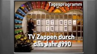 Zeitkapsel 1990:  Zappen durchs deutsche Fernsehen - Teil 1 Tagesprogramm