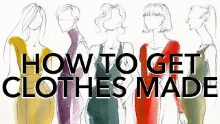 How to Get Your Ideas Made Into Clothes (Starting a Fashion Company Series)