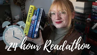 24 hour readathon ~ Tackle your TBR readathon ~ Reading for 24 hours