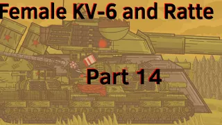 Female KV-6 and Ratte 14 - Cartoons about tanks