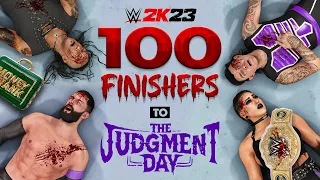 100 Finishers to The Judgment Day in WWE 2K23