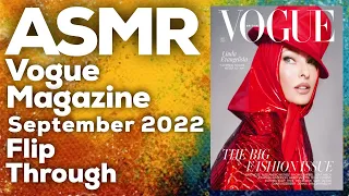 ASMR Vogue magazine September 2022 flip through, StevenAntonyASMR