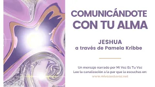 COMUNICÁNDOTE  CON TU ALMA  | Jeshua a través de Pamela Kribbe