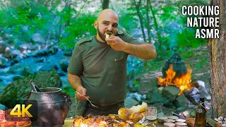 Beef OSSO BUCO in Afghan Kazan! Pressure Cooking in the Forest