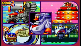 Sonic Advance 2 - All Boss Encounters (Cream The Rabbit)