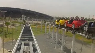 Fiorano GT Challenge Racing Roller Coaster POV Ferrari World Abu Dhabi UAE