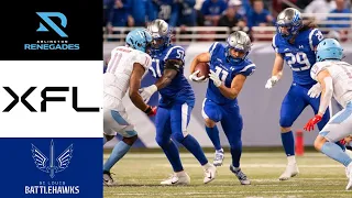 Arlington Renegades vs St Louis Battlehawks Full Game XFL 2023 Week 4