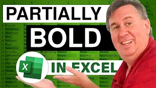 Excel When Part of a Cell is Formatted, Find & Replace ruins formatting - Episode 915