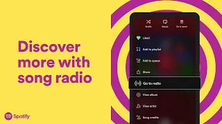 Discover new music with Spotify Radio