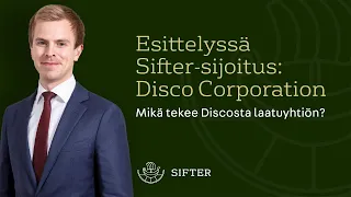 Esittelyssä Sifter-sijoitus: Disco Corporation – Japanilainen niche-markkinajohtaja