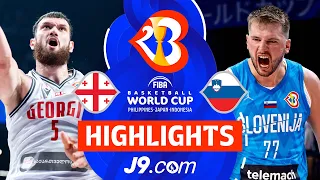 Georgia 🇬🇪 vs Slovenia 🇸🇮 | J9 Highlights | FIBA Basketball World Cup 2023