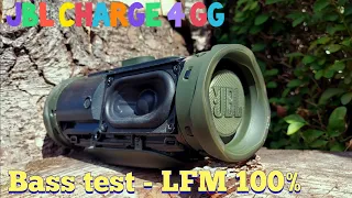 JBL Charge 4 (GG) Bass test - LFM 100% ☀️🌡