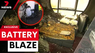 E-bike battery fire forces mass evacuation on Flinders Lane | 7 News Australia