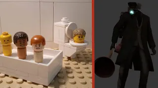 LEGO Skibidi Toilet | How to Make Skibidi Bath, Plunger Man, Toilet with Glasses and Normal Toilet