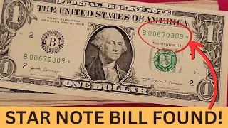 STAR NOTE Found! Bill Searching for Fancy Serial Numbers and Error Banknotes