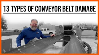 13 Types of Conveyor Belt Damage