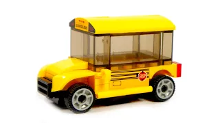 How to Build LEGO school bus - Sluban M38-B0933E