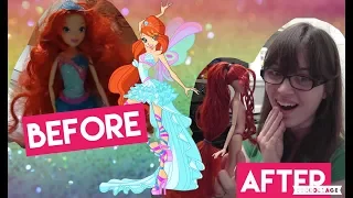 BOILING MY WINX CLUB DOLL'S HAIR! (How I restored her!)
