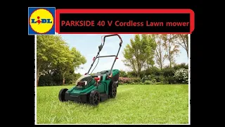 PARKSIDE Grass cutter l PARKSIDE Cordless Lawn mower  40 V