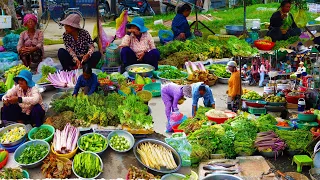 Food Rural TV, Countryside Food Market In Cambodian - Plenty of Fresh Food