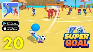 Super Goal - Soccer Stickman - All levels 124-130 Gameplay Part 20 FULL GAME No Commentary