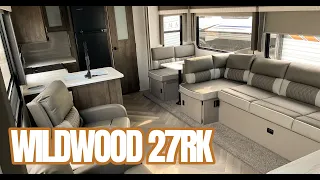 WILDWOOD 27RK GERAT REAR KITCHEN TRAVEL TRAILER