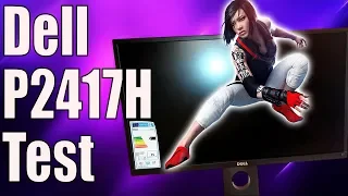 Dell P2417H Unboxing - Monitor settings, viewing angle,game and video test