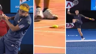 Best funny moments in tennis part 2/лучшие приколы в теннисе часть 2