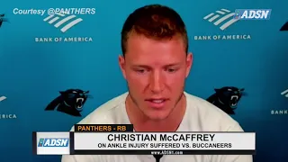 Christian McCaffrey reveals the actual moment he knew he was injured