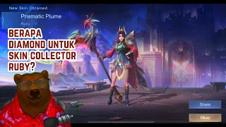 BERAPA DIAMOND UNTUK SKIN COLLECTOR RUBY?