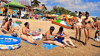 【4K】BEACH WALK COSTINESTI 2020 Discover the Black Sea Sunny Beaches - Plaja Charm Romania