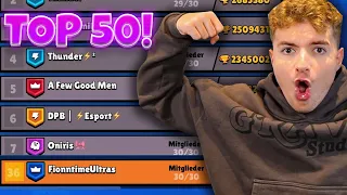 Mein BRAWL STARS CLUB ist unter den TOP 50 DEUTSCHLANDS😱🔥 + Edgar auf STUFE 20 PUSHEN