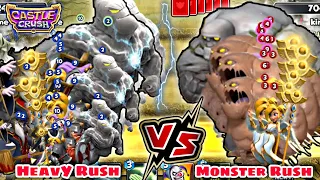 Castle Crush 🔥 SUPER HEAVY RUSH 🆚 MONSTER SIZE MUD RUSH 🔥 Never Seen Before 🔥 Castle Crush Gameplay