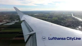 [Onboard] Lufthansa Bombardier CRJ-900 landing ✈ Munich Airport