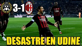 🔴DESASTRE EN UDINE | UDINESE 3-1 MILAN