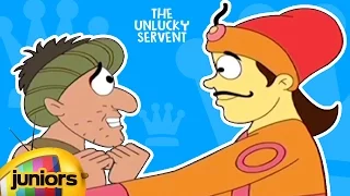 Akbar And Birbal Short Stories | The Unlucky Servant | Akbar Birbal Animated Movie For Kids