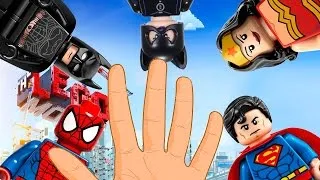 Zachary Masha Лего супергерои Семя пальчиков супергероев.finger family