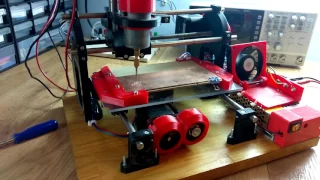 Cyclone engraver - Test 2 grbl on RAMPS 1.4 Arduino MEGA and bCNC