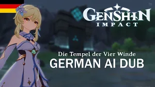 Genshin Impact - Die Tempel der Vier Winde (German AI Dub)#elevenlabs  #genshinimpact