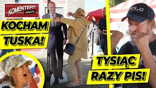 Co za SCENY na bazarze! Kobieta publicznie WYCAŁOWAŁA Tuska! „Za PO było lepiej!”| Komentery Debata