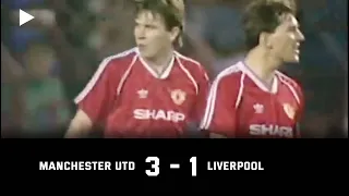 Manchester United v Liverpool | Highlights | On This Day | New Years Day 1989