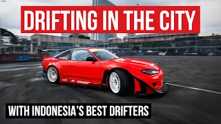 Drifting in the Middle of Jakarta w/ Indonesia's Best Pro Drifters